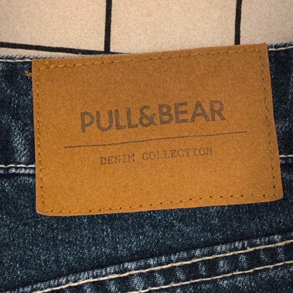 denim jean pull&bear 4 button shorts - Picture 3 of 4